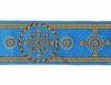 Imagen de Galón oro Palmeras H. 9 cm para ornamentos litúrgicos
