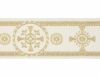 Imagen de Galón oro Palmeras H. 9 cm para ornamentos litúrgicos