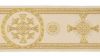 Imagen de Galón oro Palmeras H. 9 cm para ornamentos litúrgicos