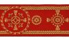 Imagen de Galón oro Palmeras H. 9 cm para ornamentos litúrgicos