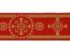 Imagen de Galón oro Palmeras H. 9 cm para ornamentos litúrgicos