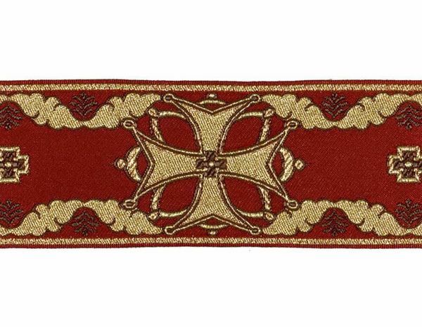 Imagen de Galón tejido Nube H. 9 cm para ornamentos litúrgicos