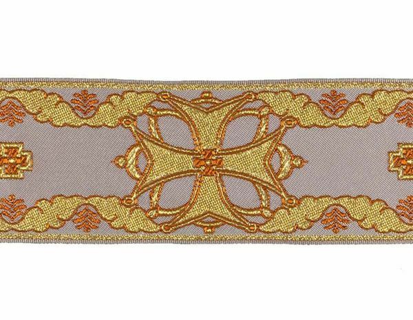 Imagen de Galón tejido Nube H. 9 cm para ornamentos litúrgicos