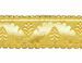 Immagine di Gallone motivo Nastro oro H. cm 4 (1,6 inch) filato metallico Alta Doratura Tessuto per Paramenti liturgici