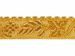 Immagine di Gallone motivo Vite Grano oro H. cm 2 (0,8 inch) filato metallico Alta Doratura Tessuto per Paramenti liturgici