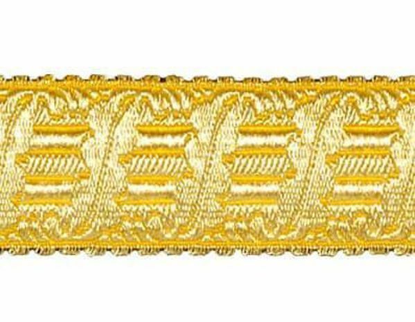 Immagine di Gallone liturgico Arpa oro H. 4 cm