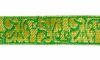 Picture of Gold / colors Galloon Leaves Flowers H. 2 cm (0,8 inch)
