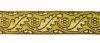 Picture of Gold / colors Galloon Leaves Flowers H. 3 cm (1,2 inch)