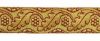 Picture of Gold / colors Galloon Leaves Flowers H. 4 cm (1,6 inch)