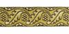 Picture of Gold / colors Galloon Leaves Flowers H. 4 cm (1,6 inch)