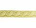 Immagine di Gallone greca Foglie Fiore oro colore H. cm 4 (1,6 inch) filato metallico Alta Doratura Bordeaux Verde Viola Verde Bianco Tessuto per Paramenti liturgici