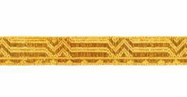 Picture of Golden Galloon broken Sticks H. 1,5 cm (0,6 inch) cotton-blend