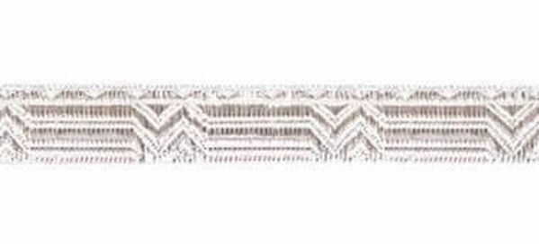 Picture of Silver Galloon broken Sticks H. 1,5 cm (0,6 inch) cotton-blend
