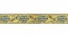Picture of Gold Galloon Flower H. 1,5 cm (0,6 inch) cotton-blend