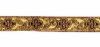 Picture of Gold Galloon Flower H. 1,5 cm (0,6 inch) cotton-blend