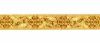 Picture of Gold Galloon Flower H. 1,5 cm (0,6 inch) cotton-blend