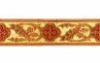 Picture of Gold Galloon Flower H. 3 cm (1,2 inch) cotton-blend