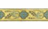 Picture of Gold Galloon Flower H. 3 cm (1,2 inch) cotton-blend