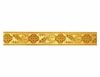 Picture of Gold Galloon Flower H. 3 cm (1,2 inch) cotton-blend