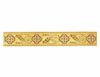 Picture of Gold Galloon Flower H. 3 cm (1,2 inch) cotton-blend