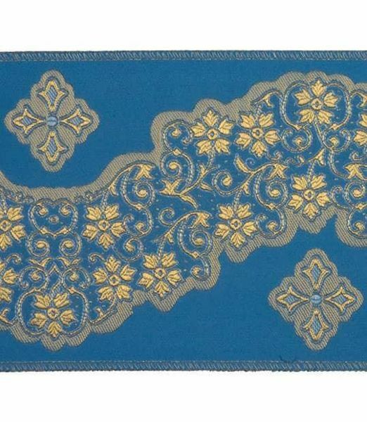 Imagen de Estolón para casulla oro/color Cruz Estrella H. 18 cm
