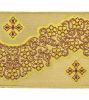 Imagen de Estolón para casulla oro/color Cruz Estrella H. 18 cm
