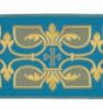Immagine di Stolone per casula Croce Giglio H. 18 cm