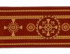 Immagine di Stolone liturgico oro/colore Palmette H. 18 cm