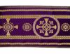 Immagine di Stolone liturgico oro/colore Palmette H. 18 cm