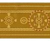Immagine di Stolone liturgico oro/colore Palmette H. 18 cm