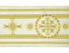 Immagine di Stolone liturgico oro/colore Palmette H. 18 cm