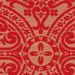 Picture of Byzantine Broderie Embroidery Fabric Circle H. cm 160 (63 inch) Acetate Polyester Embroidery Red Olive Green Yellow Gold Violet Milk White for liturgical Vestments