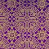 Imagen de Broderie bizantino Círculo H. 160 cm tejido acetato y poliéster para vestimenta 