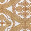 Immagine di Tessuto Broccato Croce floreale H. 160 cm