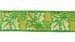 Picture of Galloon Gold Oak H. cm 3 (1,2 inch) Metallic thread Fabric high content of Gold Bordeaux Olive Green Violet Green Flag White Trim Orphrey Banding for liturgical Vestments 