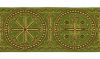 Picture of Gold en thread Byzantine Galloon Wheel H. 9 cm (3,5 inch)