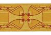 Imagen de Galón dorado Cruz H. 9 cm para ornamentos litúrgicos