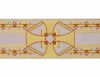 Imagen de Galón dorado Cruz H. 9 cm para ornamentos litúrgicos