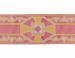 Picture of Galloon Golden Thread Cross H. cm 9 (3,5 inch) Polyester and Acetate Fabric Red Celestial Olive Green Violet Yellow White Havana White Pink Antique Gold Trim Orphrey Banding for liturgical Vestments 