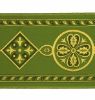 Imagen de Estolón Bizantino oro/color para casulla H. 18 cm