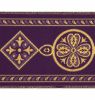 Imagen de Estolón Bizantino oro/color para casulla H. 18 cm