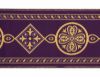 Imagen de Estolón Bizantino oro/color para casulla H. 18 cm