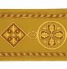 Imagen de Estolón Bizantino oro/color para casulla H. 18 cm