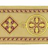 Imagen de Estolón Bizantino oro/color para casulla H. 18 cm