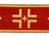 Imagen de Estolón para casulla oro/color Cruz Estrella H. 18 cm