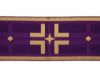 Imagen de Estolón para casulla oro/color Cruz Estrella H. 18 cm