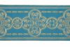 Immagine di Stolone Bizantino per casula oro/colore Anelli incrociati H. 18 cm