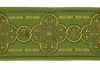 Immagine di Stolone Bizantino per casula oro/colore Anelli incrociati H. 18 cm