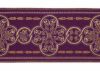 Immagine di Stolone Bizantino per casula oro/colore Anelli incrociati H. 18 cm
