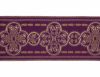 Immagine di Stolone Bizantino per casula oro/colore Anelli incrociati H. 18 cm